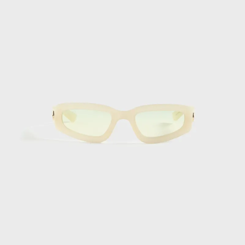 Gucci Rectangle Frames - Yellow sold by Kith