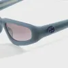 Gucci Rectangle Frames - Grey sold by Kith