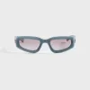 Gucci Rectangle Frames - Grey sold by Kith