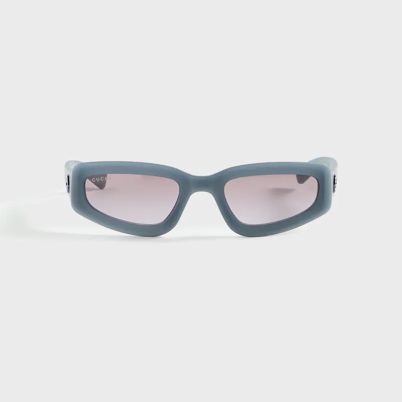 Gucci Rectangle Frames - Grey sold by Kith