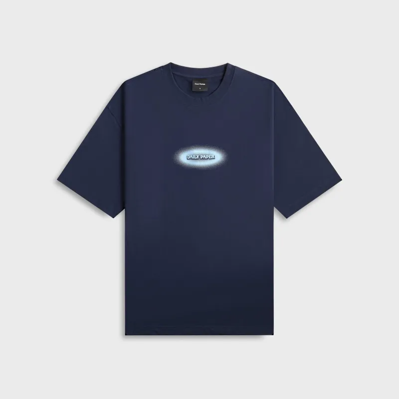 Daily Paper Dotted Logo Tee - Martime Blue sold by Kith