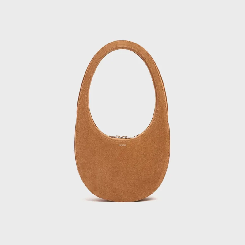 Coperni Suede Crossbody Swipe Bag - Brown sold by Kith