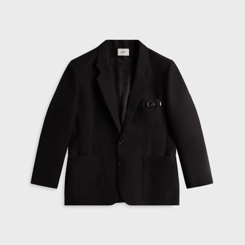Coperni Belted Pocket Tailored Jacket - Black sold by Kith