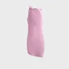 Coperni Asymmetric Flower Mini Dress - Pink sold by Kith
