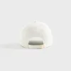 Casablanca Gothic Green Logo Patch Cap - White sold by Kith