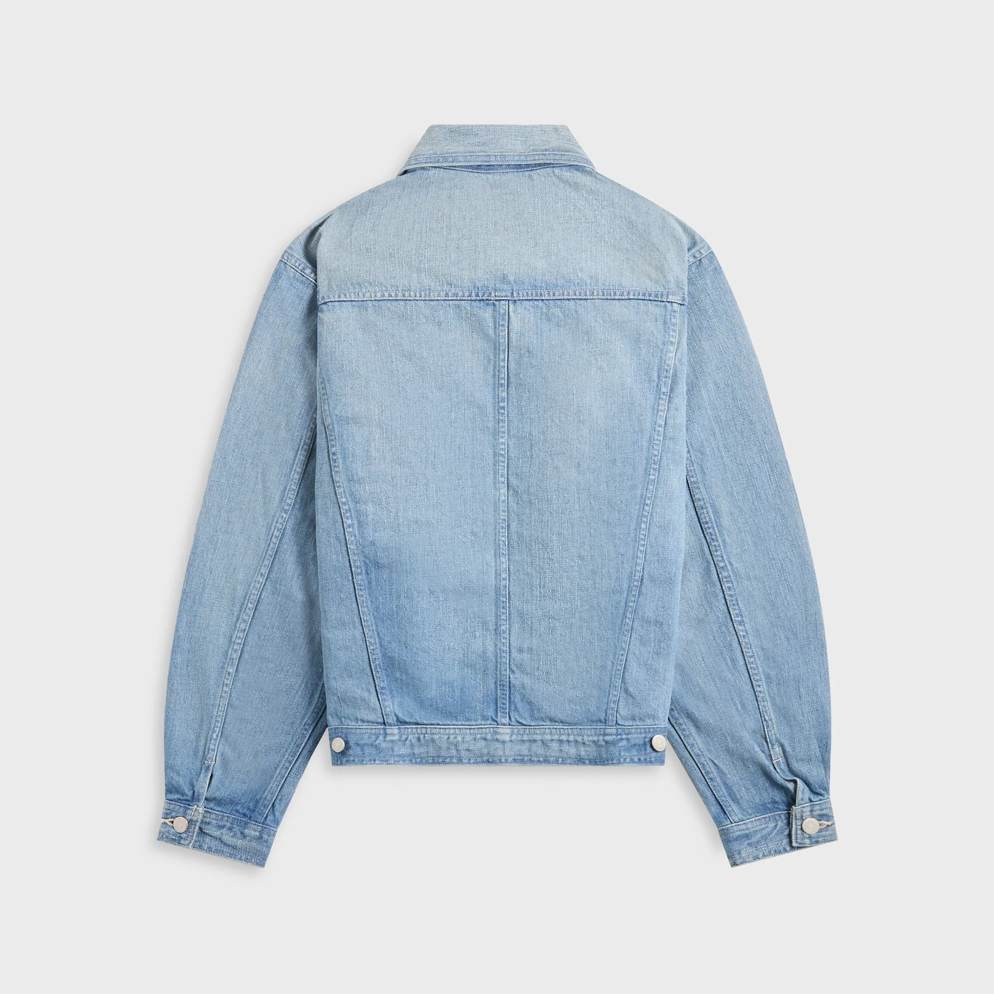 Auralee Selvedge Faded Light Denim Blouson - Light Indigo sold by Kith product image thumbnail 2
