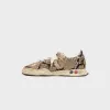 Mihara Yasuhiro Herbie Original Sole Printed Python Leather Low Top Sneaker - Natural sold by Kith