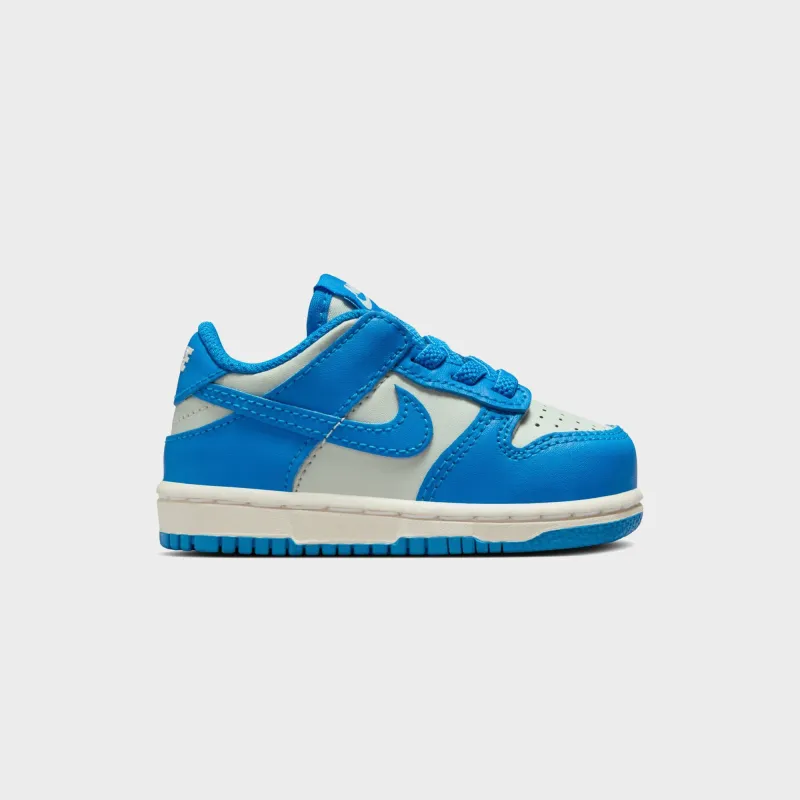 Nike TD Dunk Low - Light Silver / Sail / Light Photo Blue sold by Kith