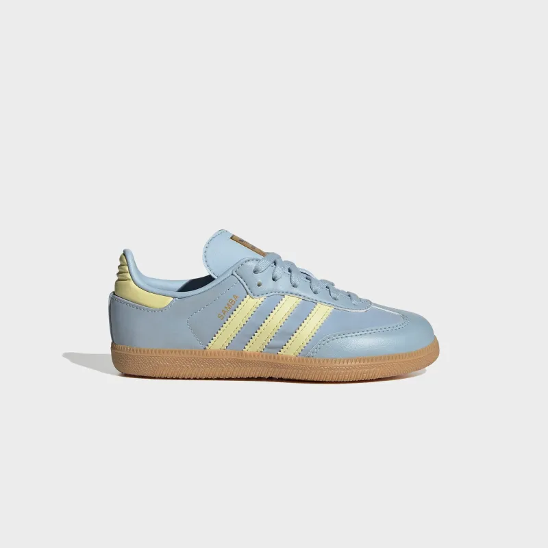 adidas Samba OG - Wonder Blue / Powder Yellow / Gum 3 sold by Kith
