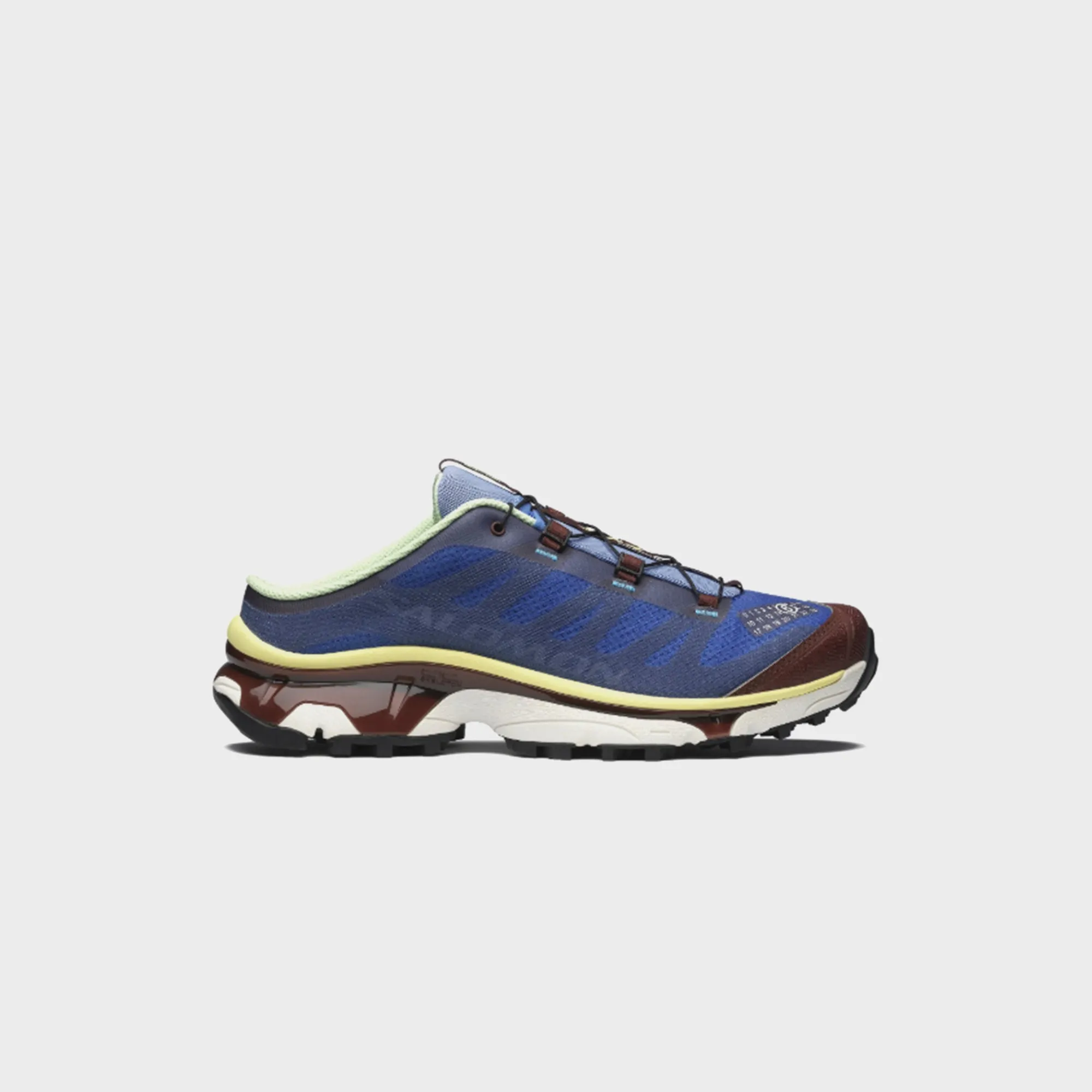 MM6 Maison Margiela x Salomon XT-4 Mule - Ultramarine / Rum Raisin / Yellow sold by Kith