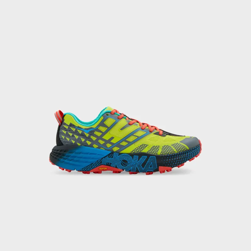 HOKA Speedgoat 2 - Citrus / Hoka Blue sold by Kith