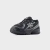 New Balance TD 740 Bungee Lace - Black / Silver Metallic sold by Kith