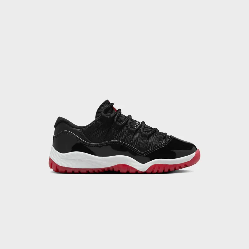 Jordan PS Air Jordan 11 Low - White / Varsity Red / Black sold by Kith