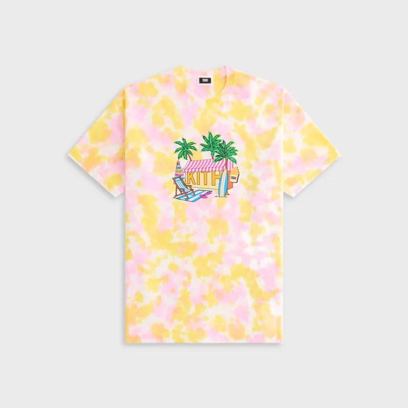 Kith Treats Tropical Destination Tee - Petal sold by Kith