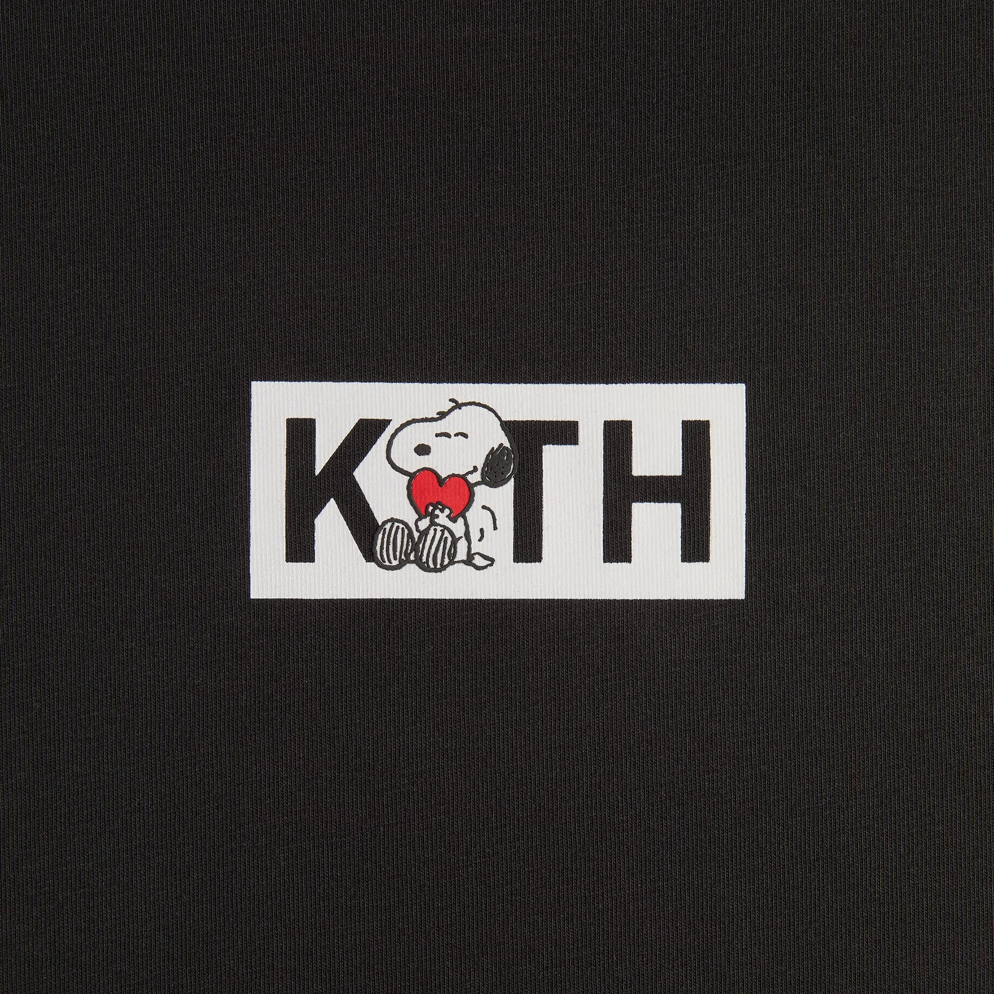 Kith for Peanuts Snoopy Classic Logo Tee - Black sold by Kith product image thumbnail 4