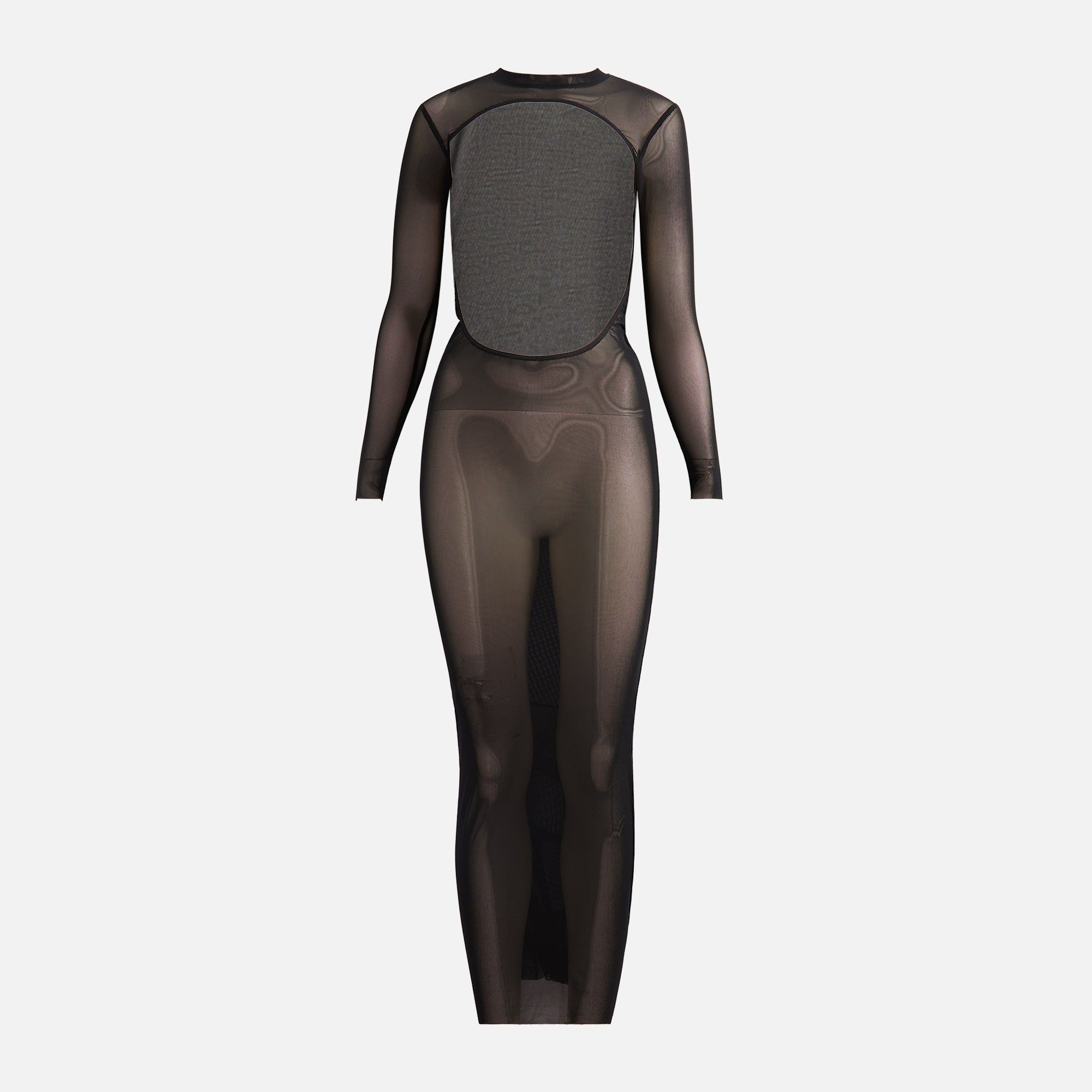 Melissa Simone Long Sleeve Cut Out Dress - Black sold by Kith