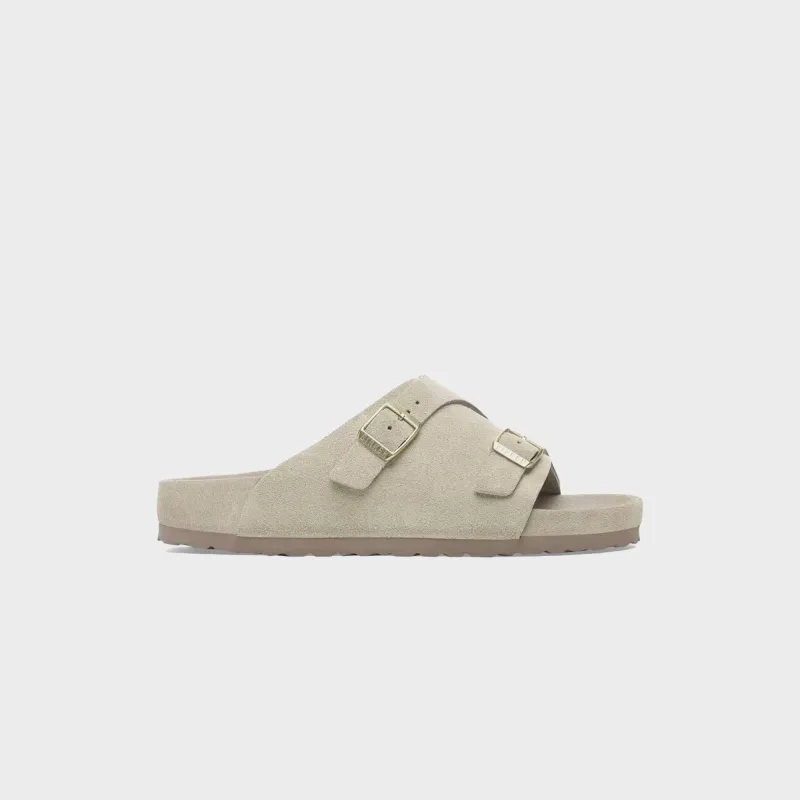 Birkenstock Zurich Exq Suede - Taupe sold by Kith