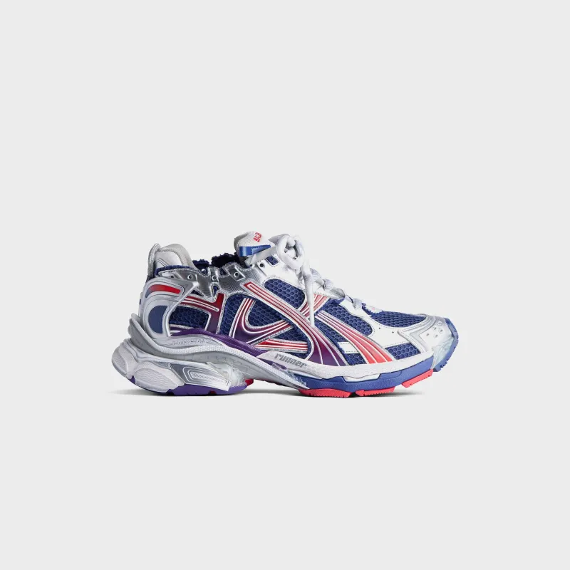 Balenciaga Runner Gradient - Navy / Red / Grey sold by Kith