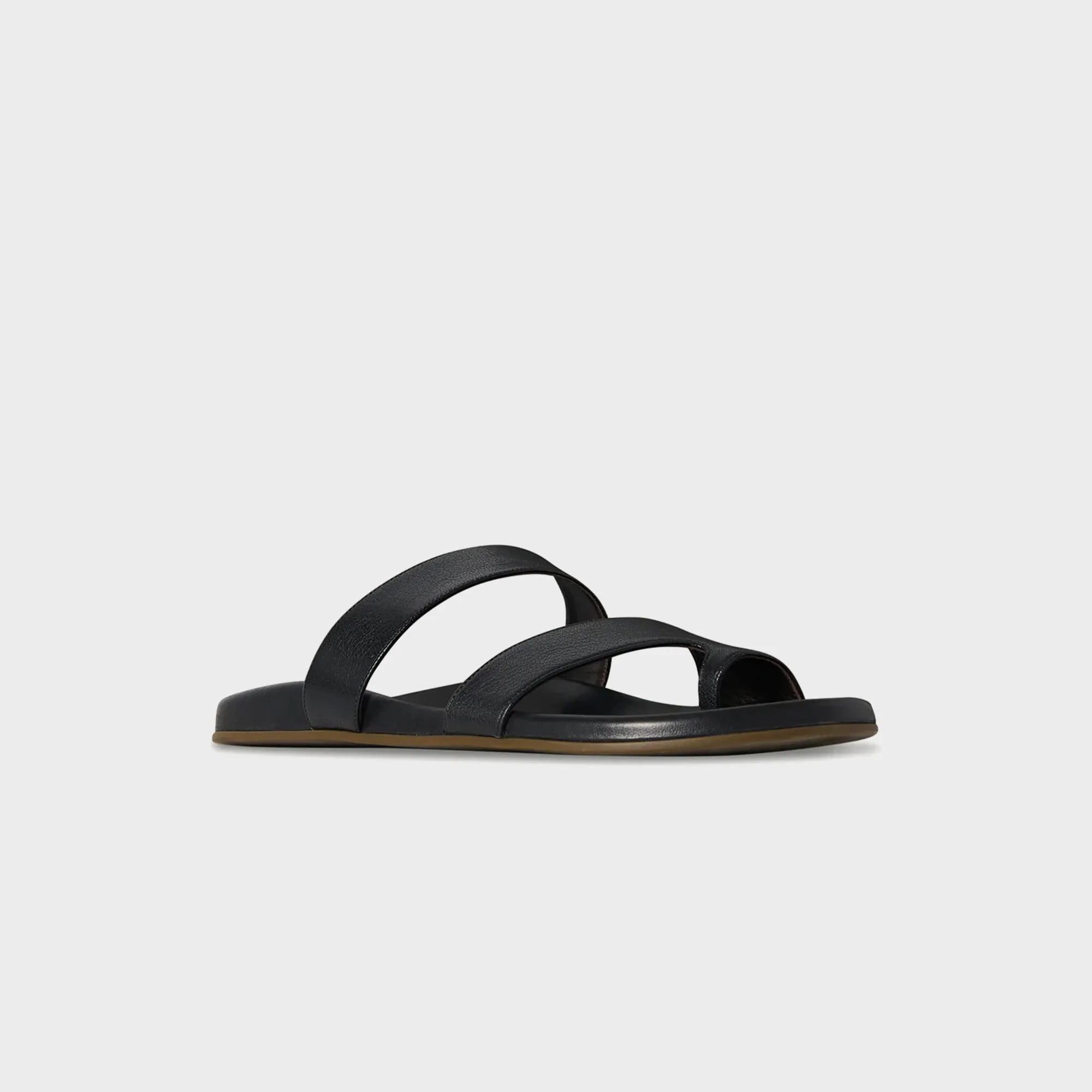 The Row Hugh Sandal Grainy Calfskin - Black sold by Kith product image thumbnail 2