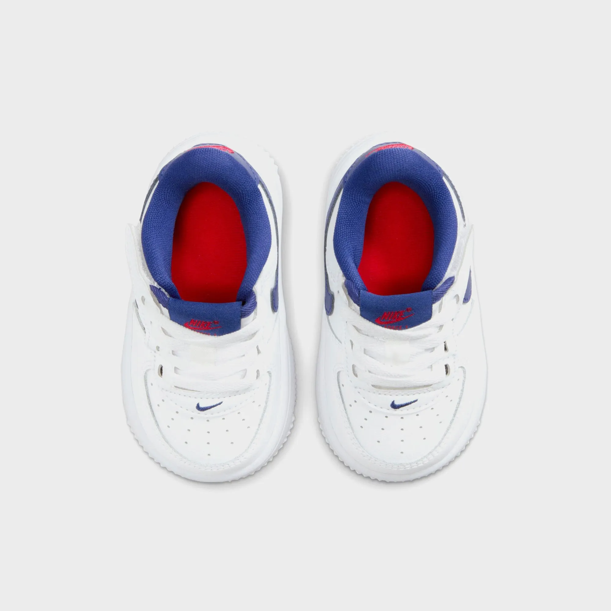 Nike TD Force 1 Low Easyon - White / Deep Royal Blue / University Red sold by Kith product image thumbnail 4