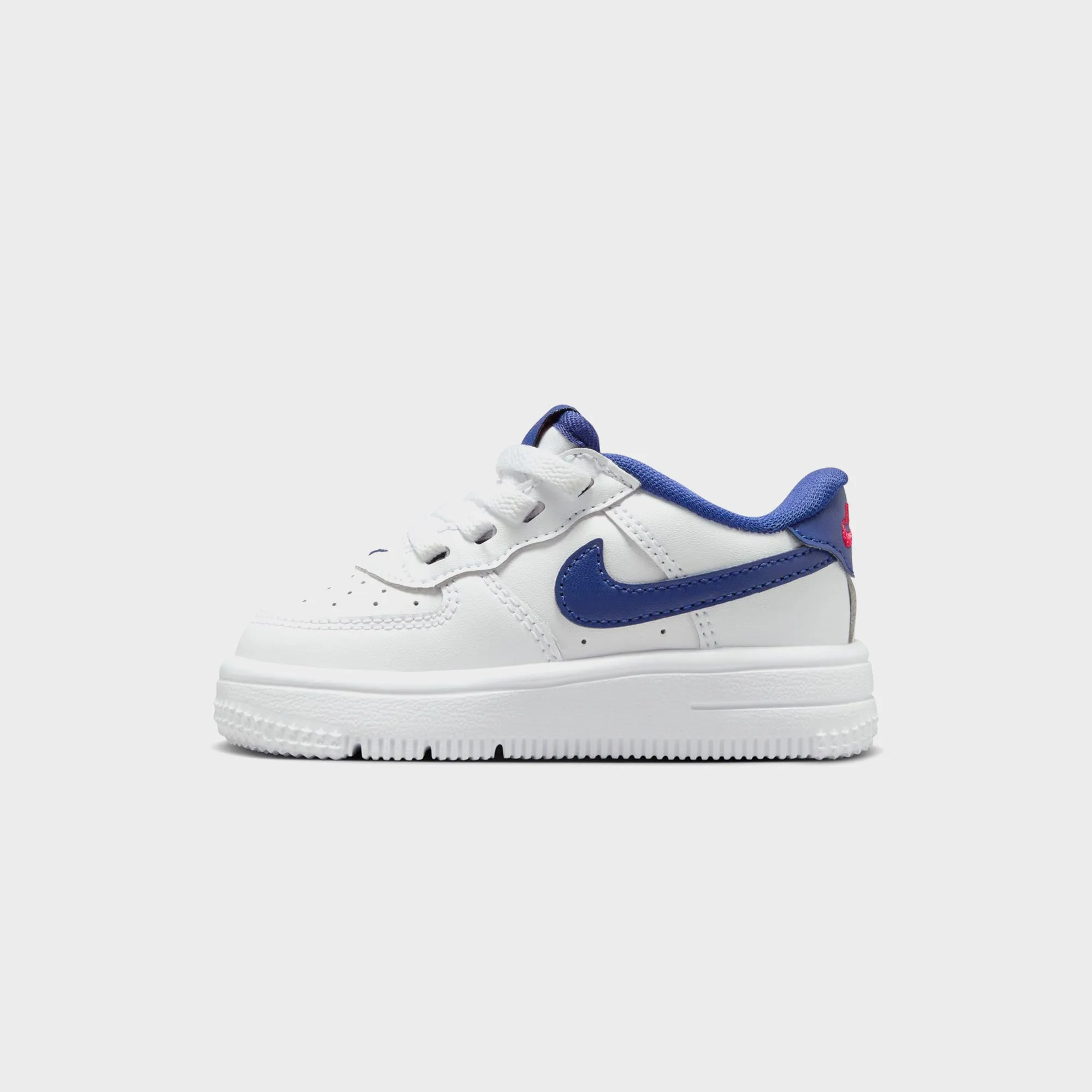 Nike TD Force 1 Low Easyon - White / Deep Royal Blue / University Red sold by Kith product image thumbnail 3