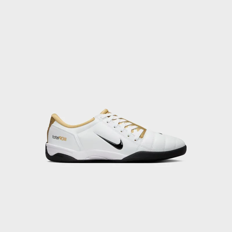 Nike T90 SP - White / Black / Metallic Gold sold by Kith