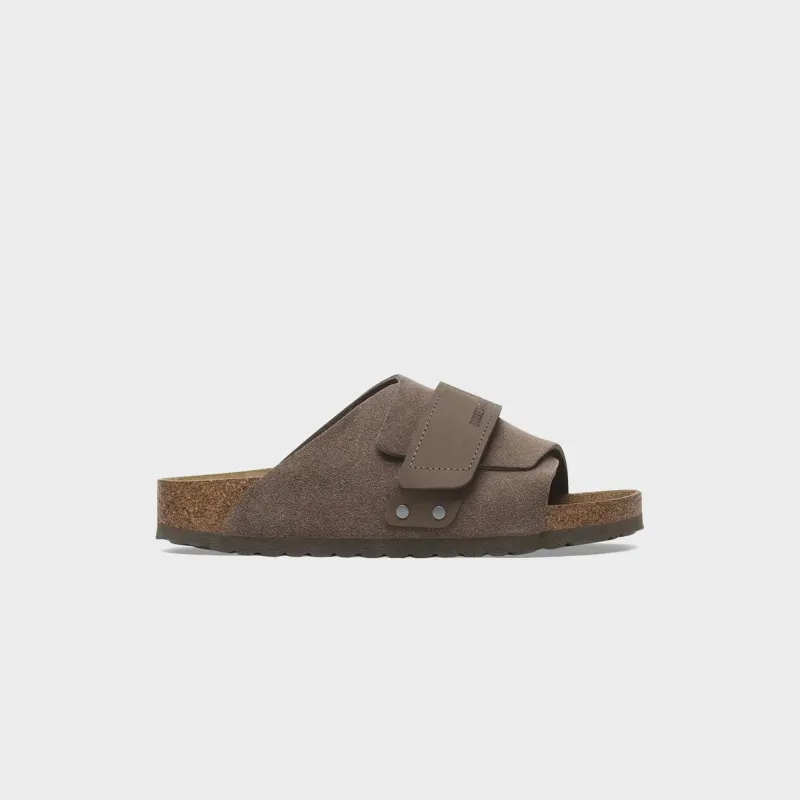 Birkenstock Kyoto Suede Nubuck - Concrete Gray sold by Kith