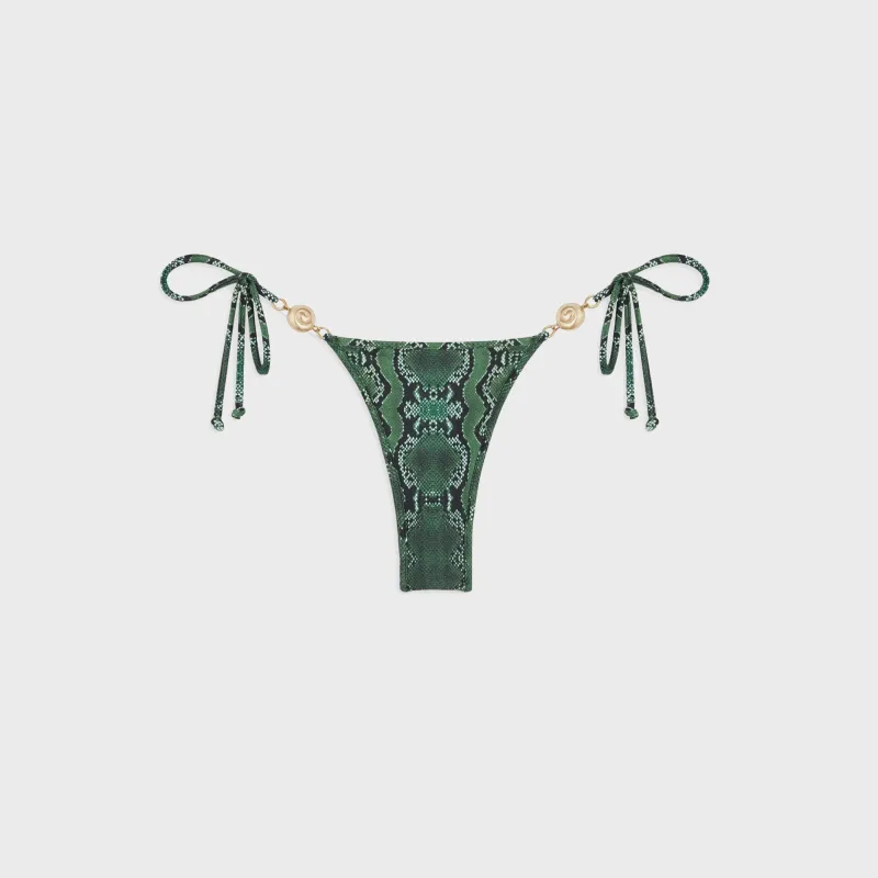 Reina Olga Carioca Splash Skimpy Bikini Bottom - Texas Green sold by Kith