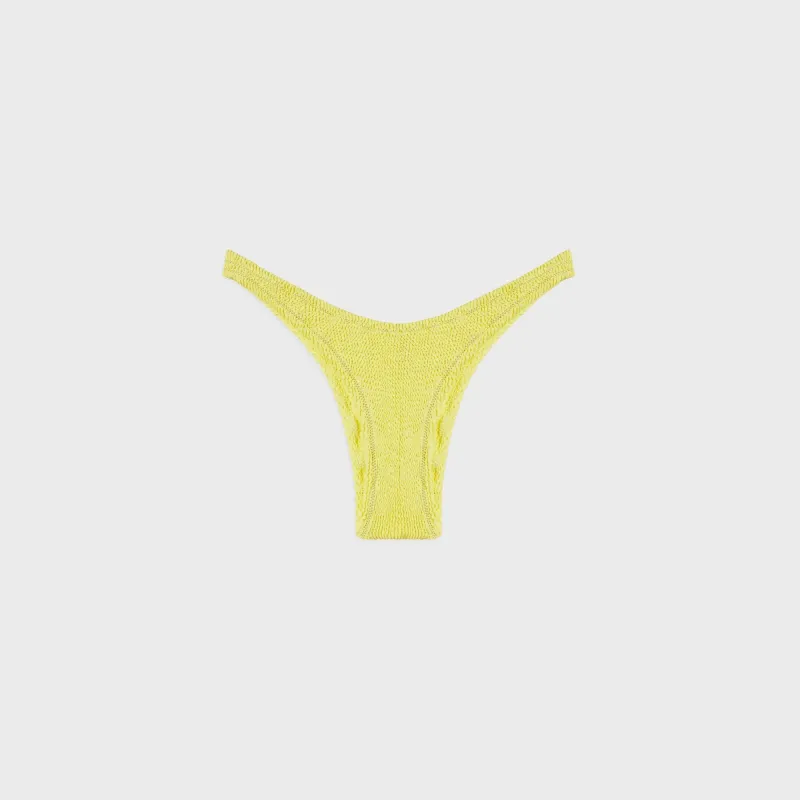 Reina Olga Ginny Bikini Bottom - Pastel Yellow sold by Kith