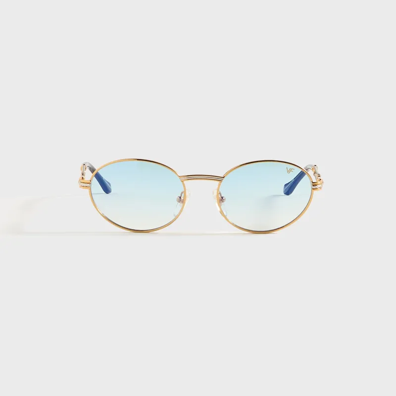 Vintage Frames Pac Double Rope Edition 18KT Two-Tone - Gold / Pastel Blue sold by Kith