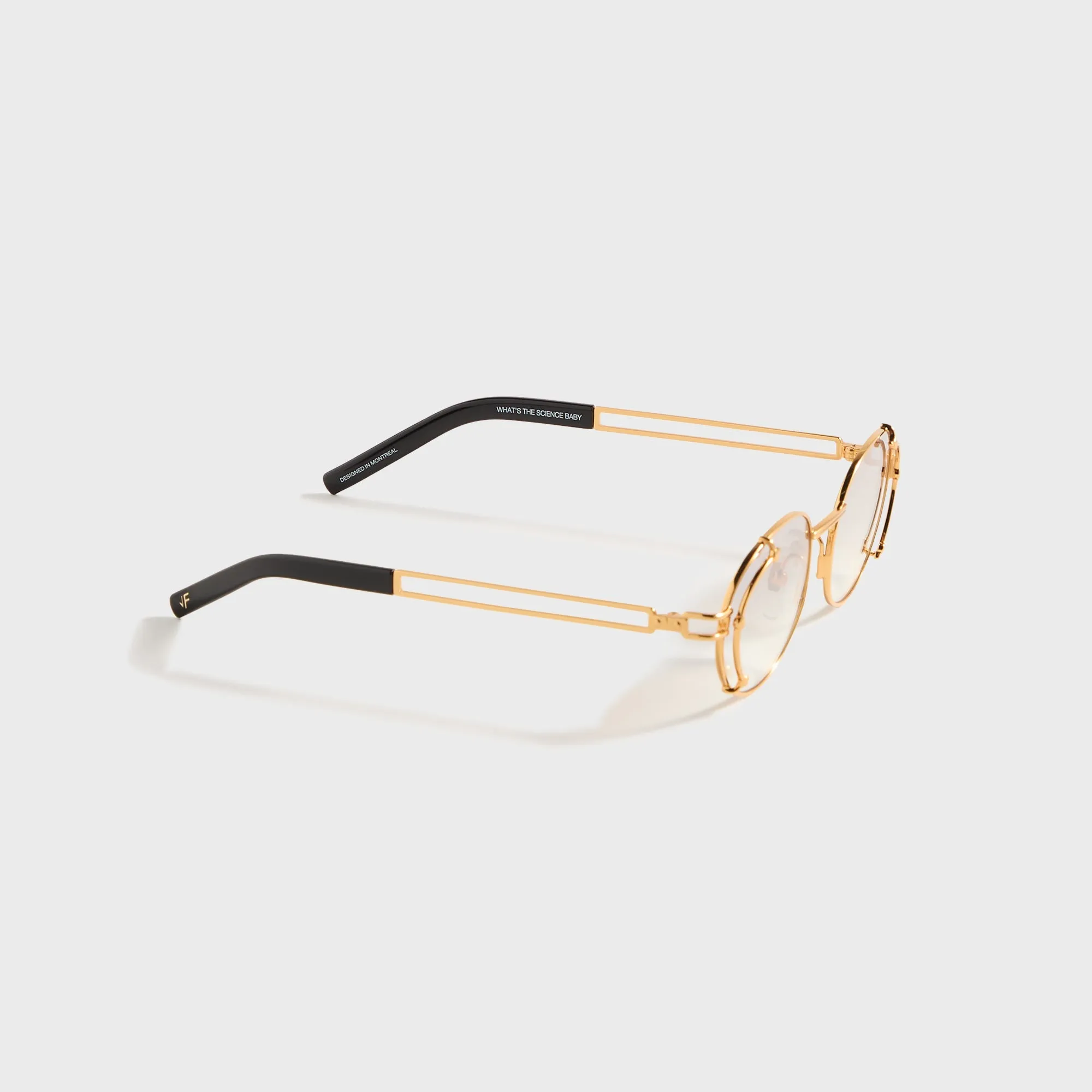 Vintage Frames Knowledge 24KT - Yellow Gold / Brown Smoke Gradient sold by Kith product image thumbnail 2