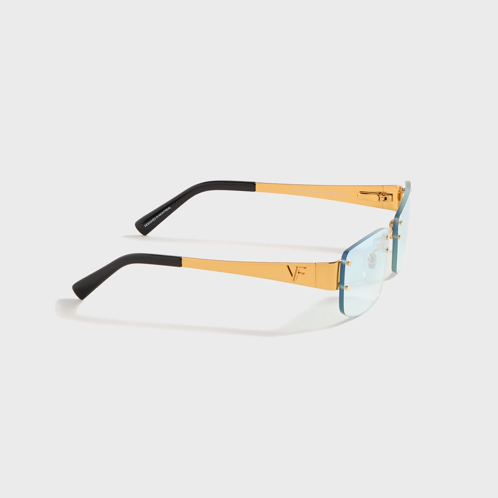 Vintage Frames Infamous Rimless Drill Mount 24KT - Gold / Tiffany Blue sold by Kith product image thumbnail 2