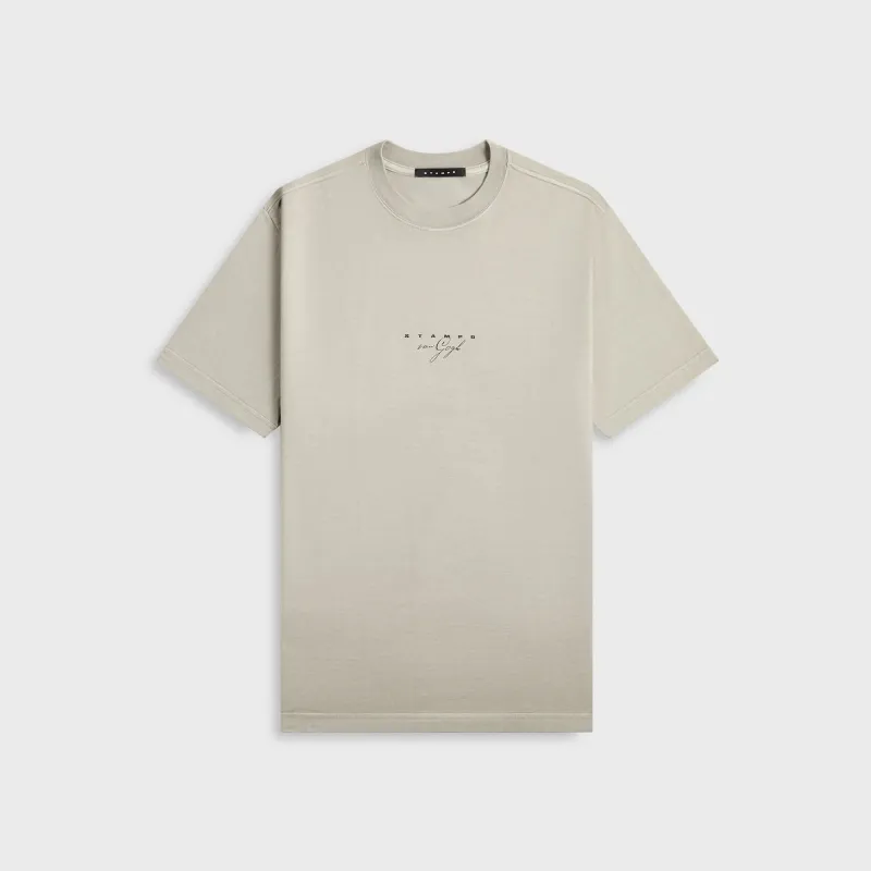 Stampd Van Gogh Relaxed Tee - Vintage Washed Fog sold by Kith