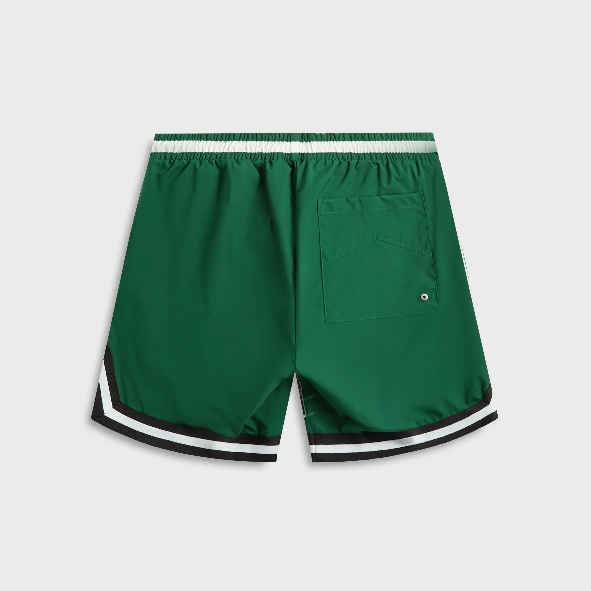 Rhude Logo Basketball Swim Short - Forest Green / Black / White sold by Kith product image thumbnail 2