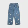 Our Legacy Vast Cut Denim - Indigo Butterfly sold by Kith