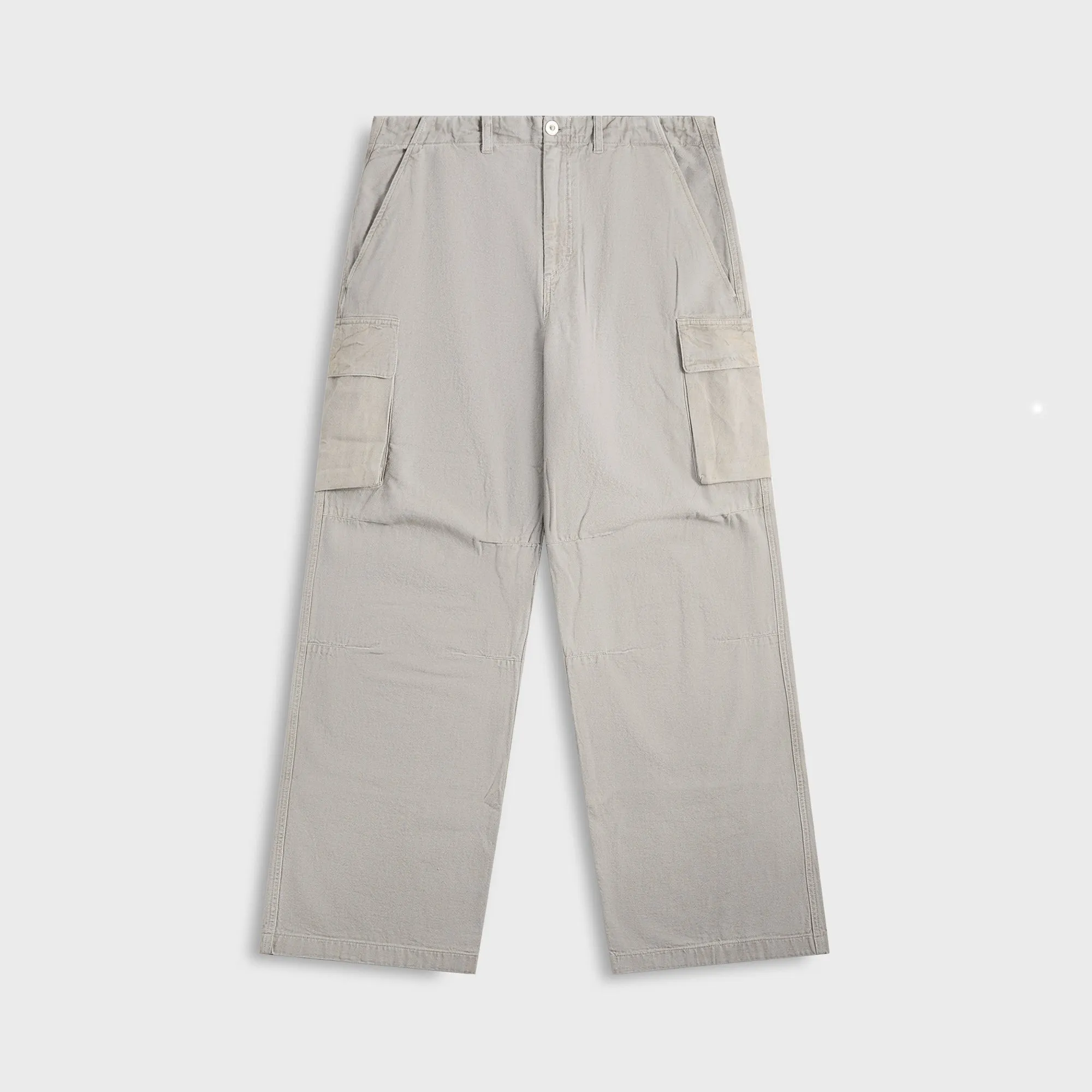 Our Legacy Mount Cargo Pant in Stone Gravel Draping Canvas - Grey sold by Kith