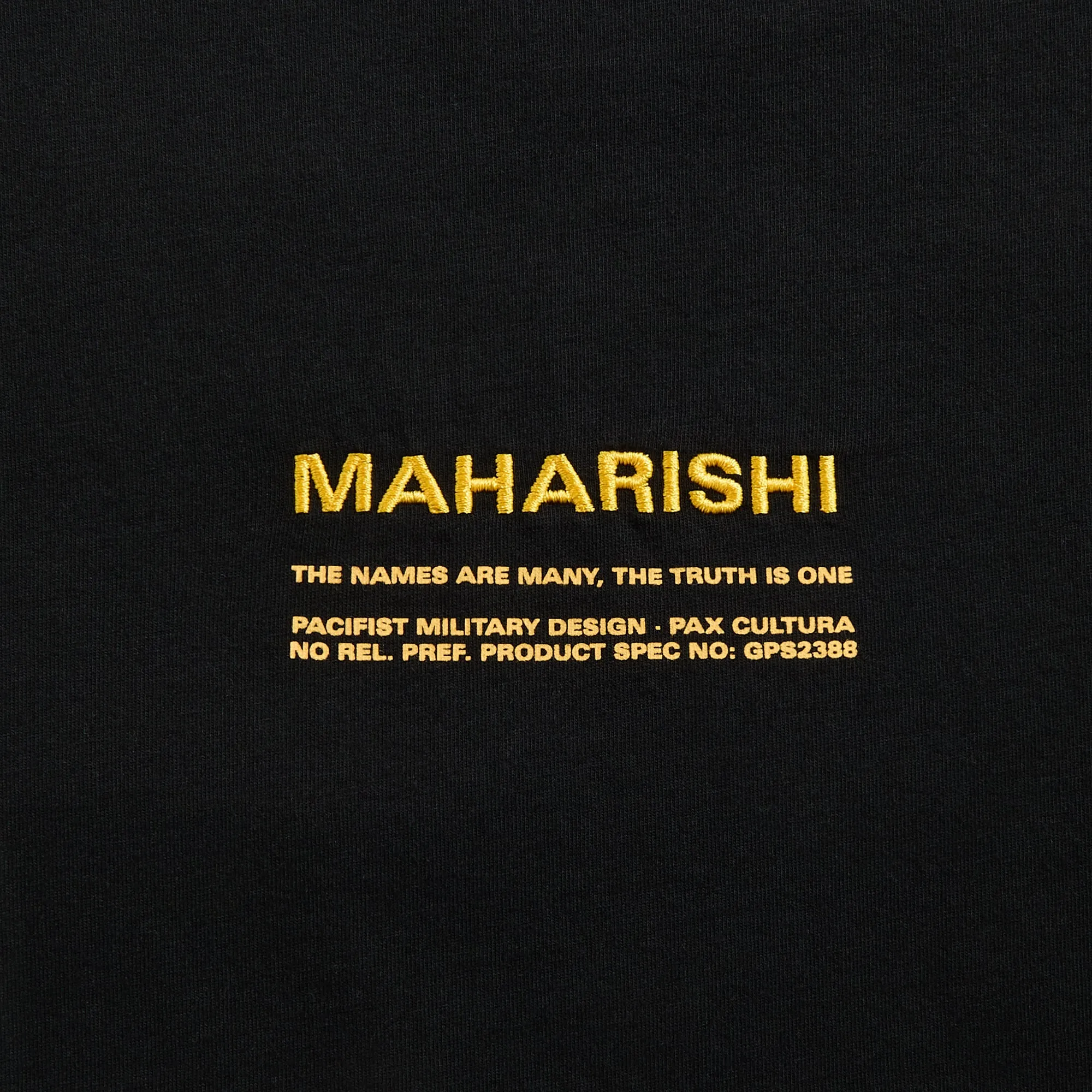 Maharishi 1453 Less Dangerous Tee - Black sold by Kith product image thumbnail 3