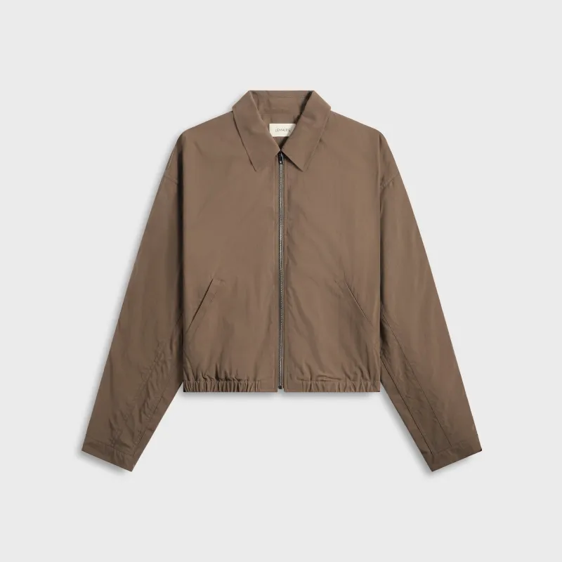 Lemaire Zipped Blouson - Walnut sold by Kith