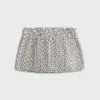 GUIZIO Floriane Gingham Mini Skirt with Shorts - Black / White sold by Kith