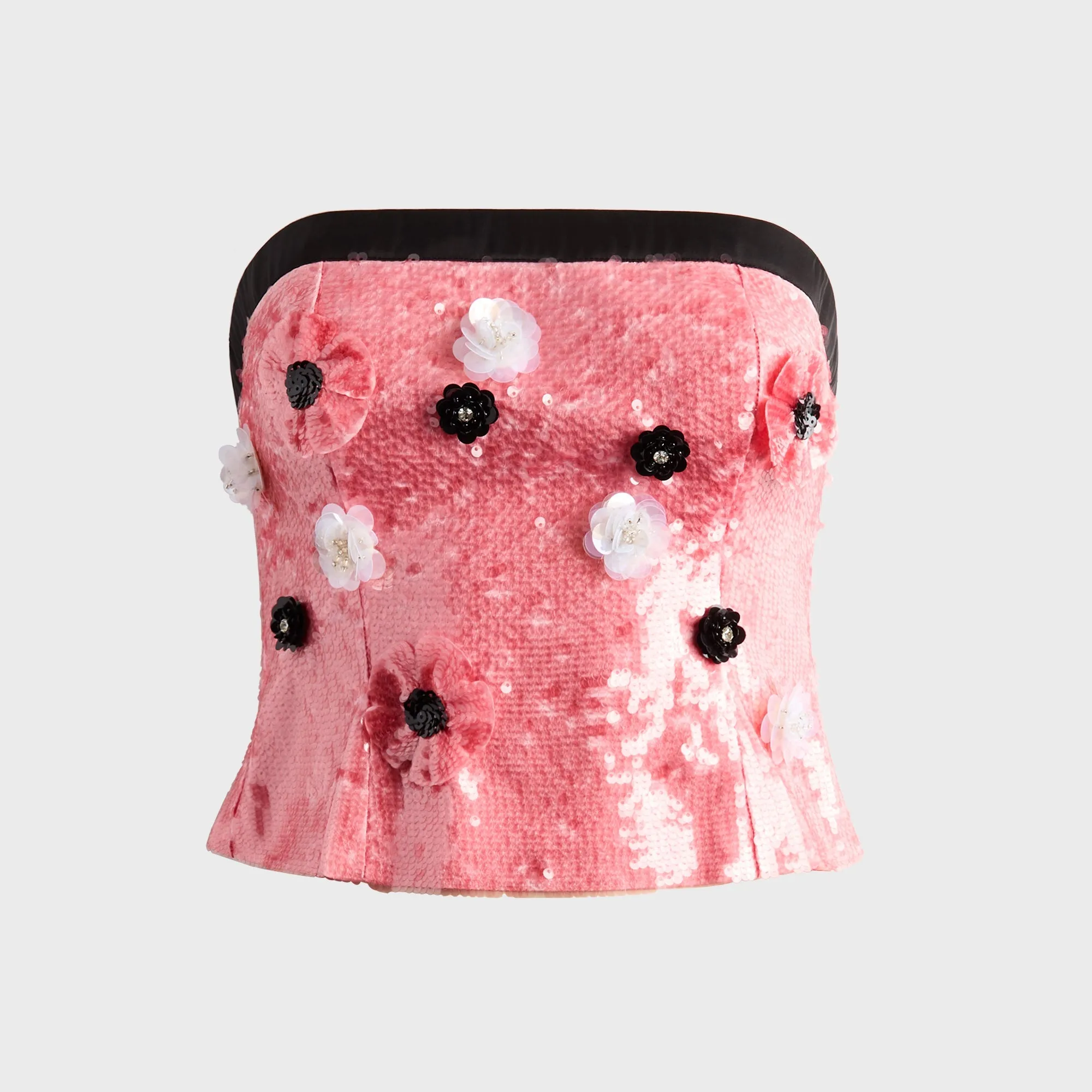 GUIZIO Chantal Sequin Tube Top - Ballet Slipper sold by Kith