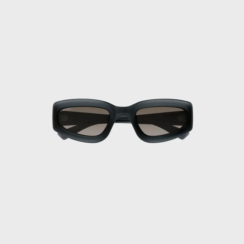 Gucci Rectangle Frames - Grey sold by Kith