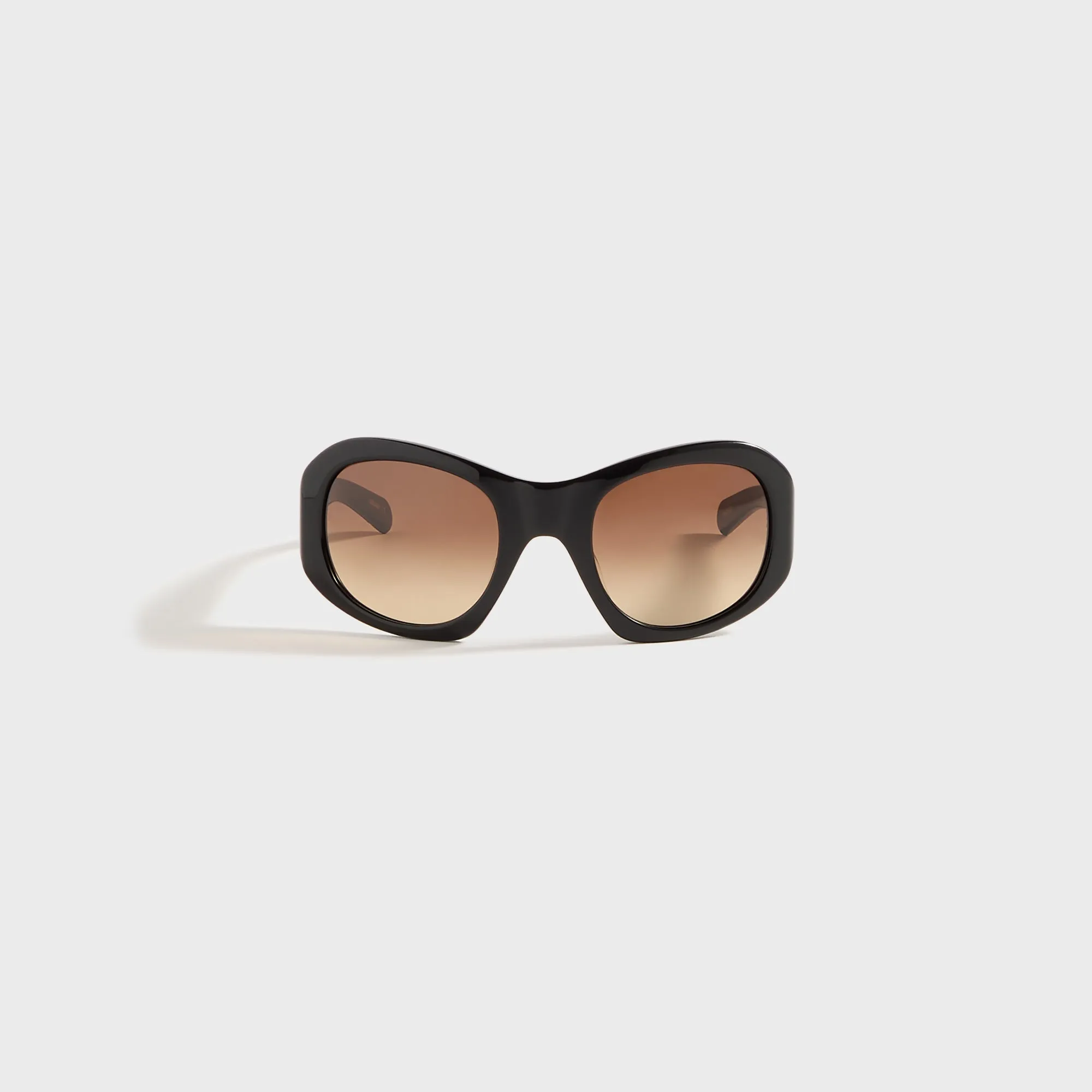 Flatlist Ezra - Solid Black / Brown Gradient Lens sold by Kith