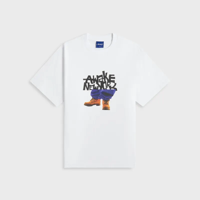 Awake NY Stomper Tee - White sold by Kith