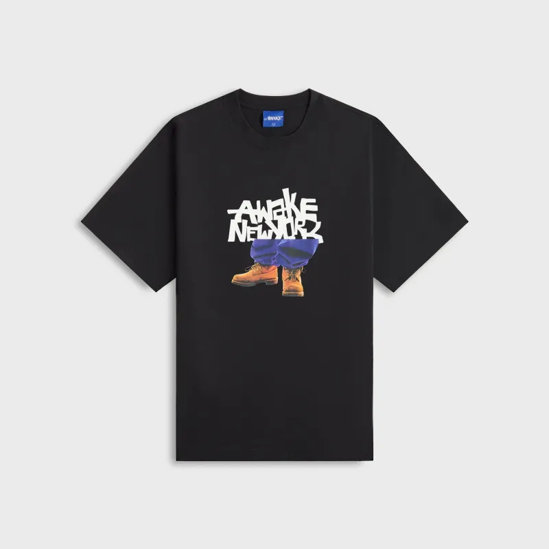 Awake NY Stomper Tee - Black sold by Kith