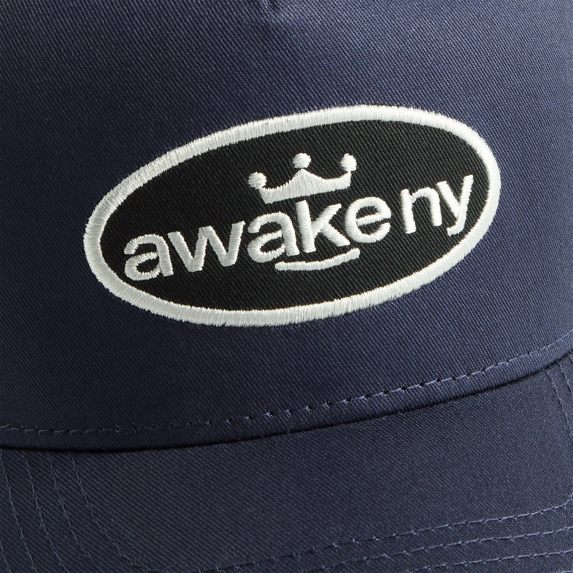 Awake NY King Logo Trucker Cap - Navy sold by Kith product image thumbnail 3