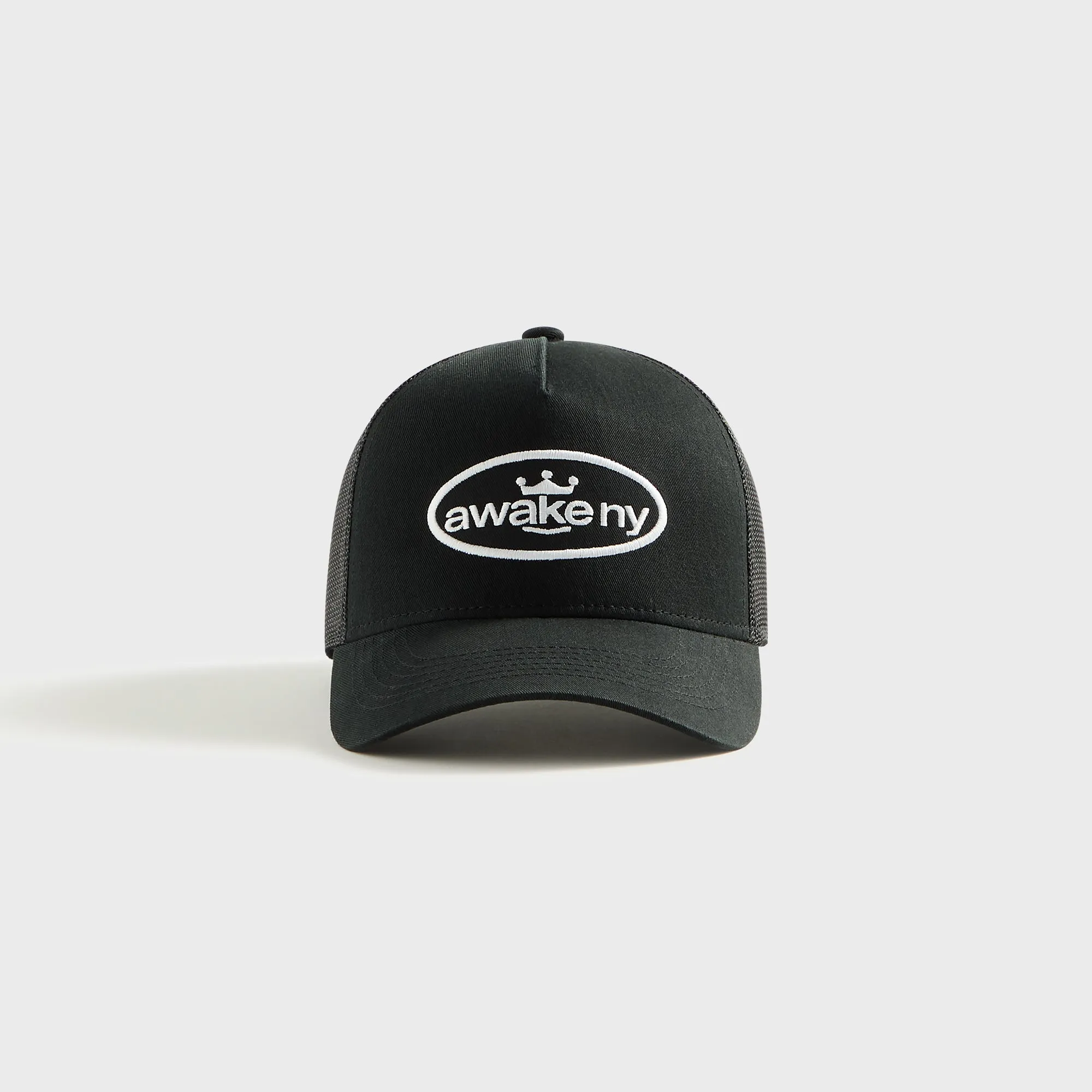 Awake NY King Logo Trucker Cap - Black sold by Kith