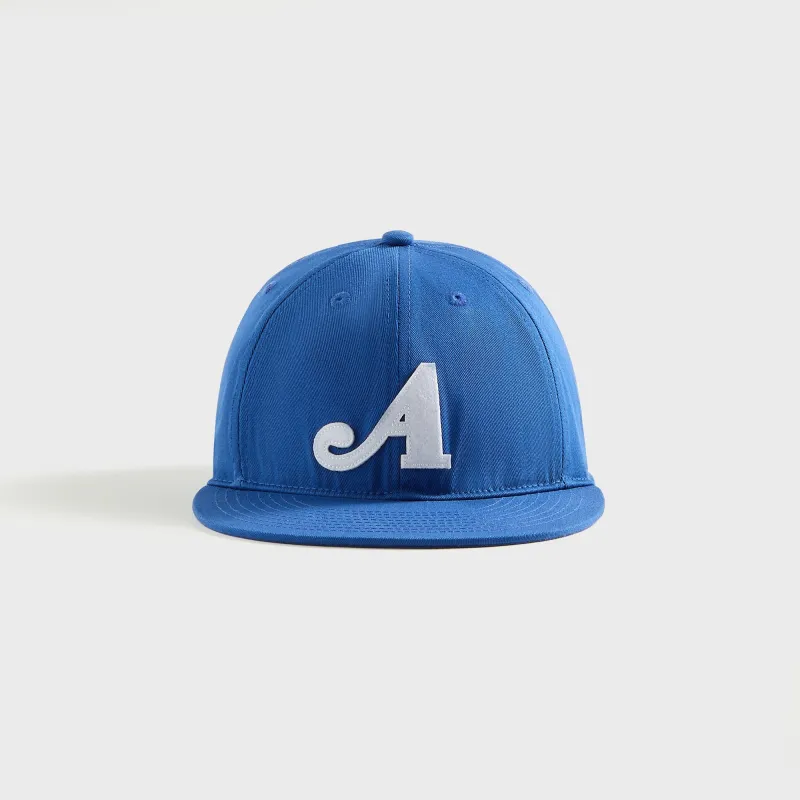 Awake NY Crown Logo Denim Cap - Navy sold by Kith