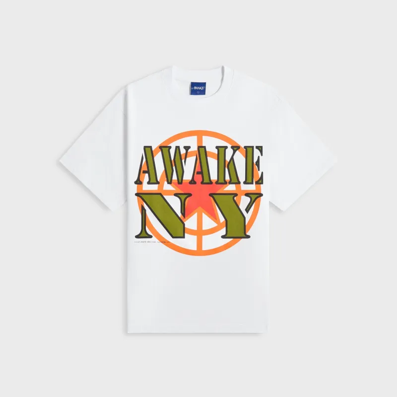 Awake NY Crosshair Tee - White sold by Kith