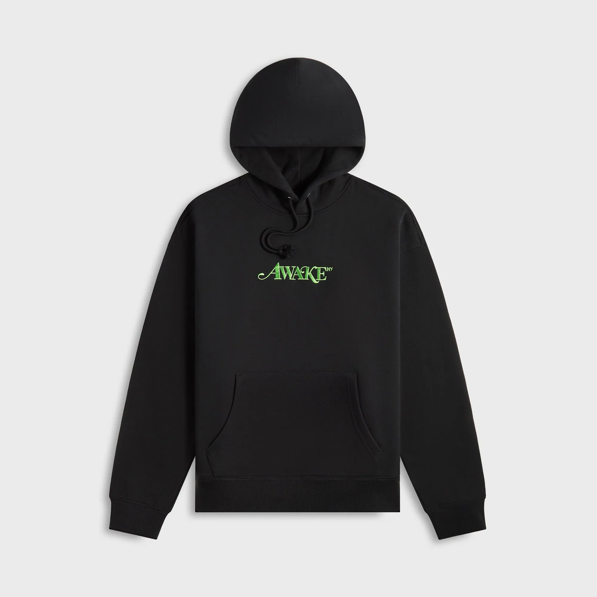 Awake NY Classic Logo Hoodie - Black sold by Kith