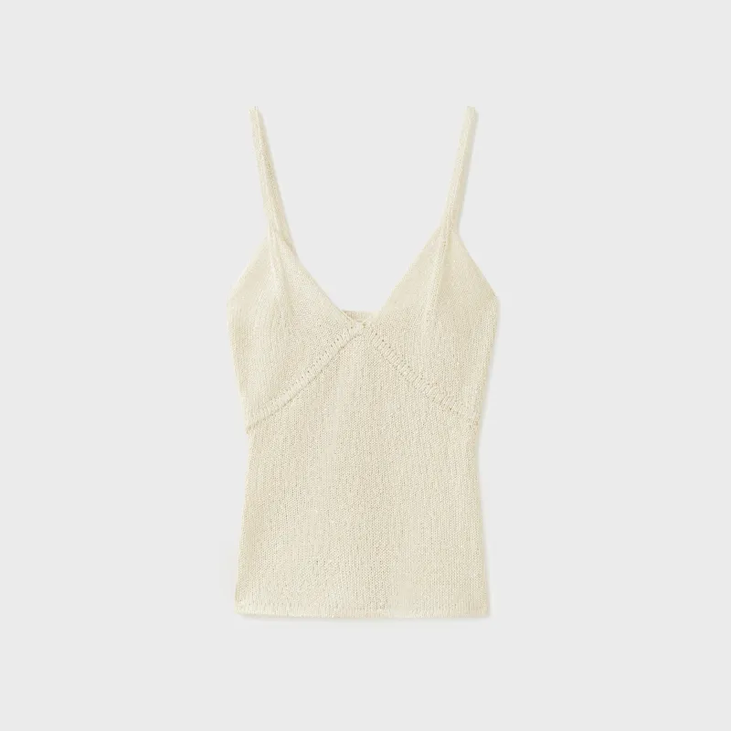 Asta Resort Carolina Camisole - Ivory Sequin sold by Kith